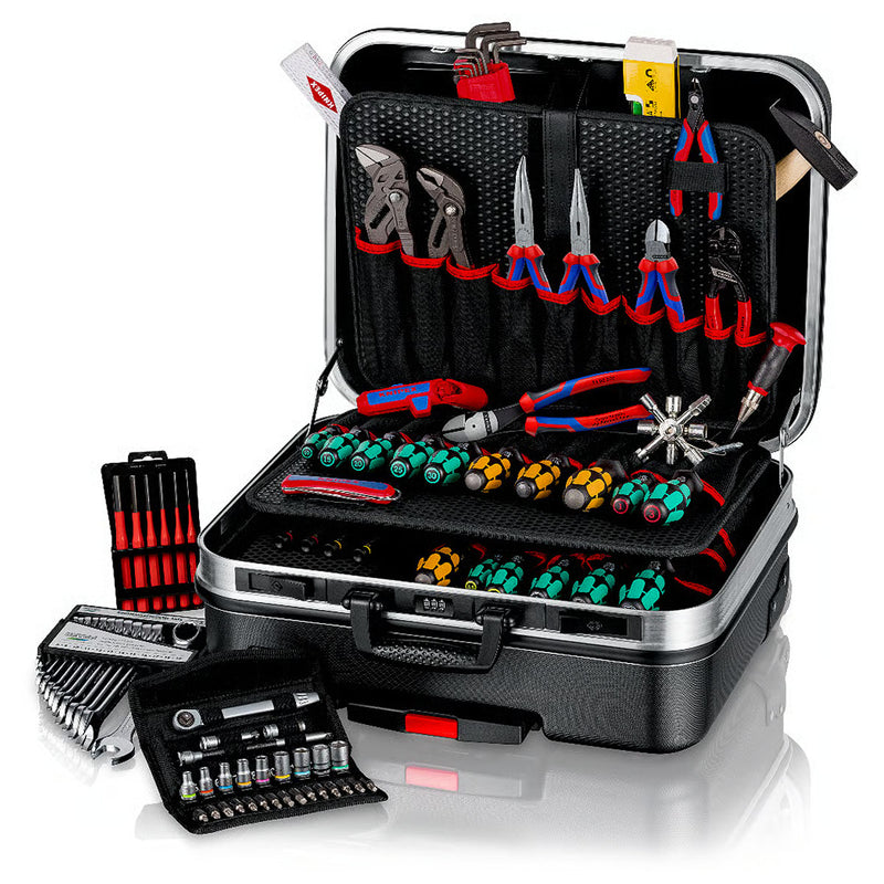 Bộ dụng cụ chuyên dùng cho thợ cơ khí 90 chi tiết KNIPEX 00 21 06 M
