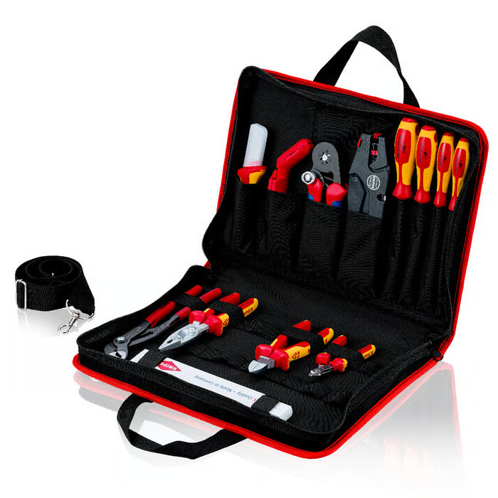 Bộ dụng cụ chuyên dùng cho thi công, bảo trì thiết bị điện 14 chi tiết KNIPEX 00 21 11