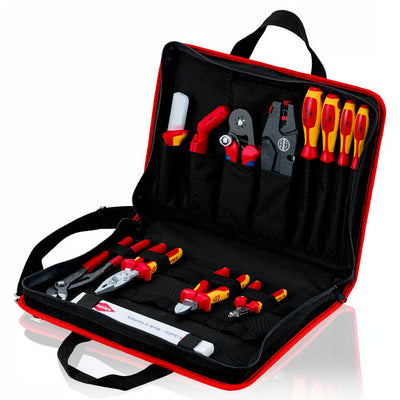 Bộ dụng cụ chuyên dùng cho thi công, bảo trì thiết bị điện 14 chi tiết KNIPEX 00 21 11