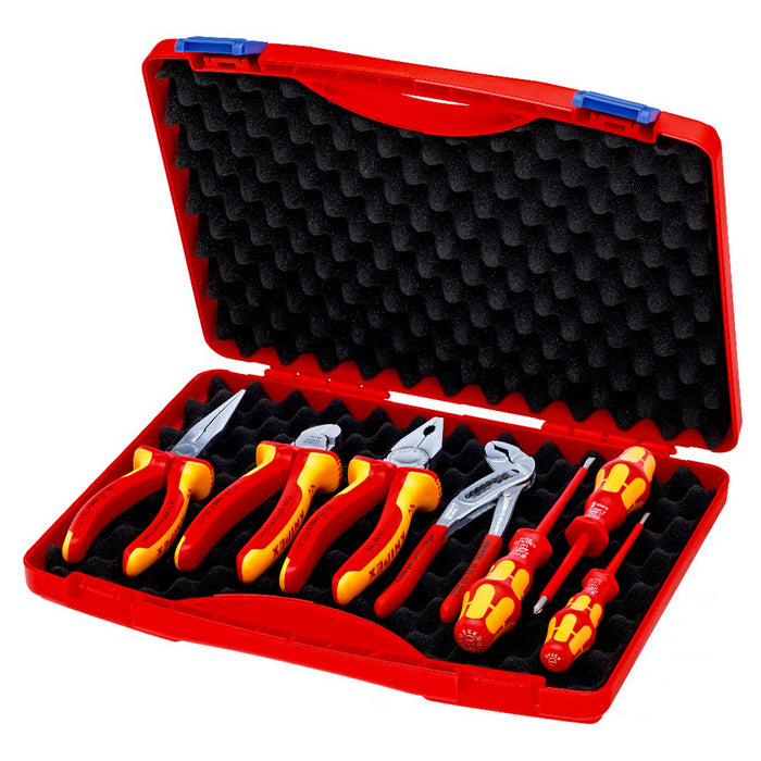 Bộ kìm và tua vít cách điện 1000V 7 chi tiết KNIPEX 00 21 15