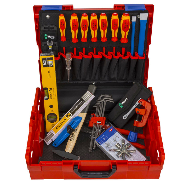 Bộ dụng cụ chuyên dùng cho thợ thi công đường ống nước 52 chi tiết KNIPEX 00 21 19 LB S