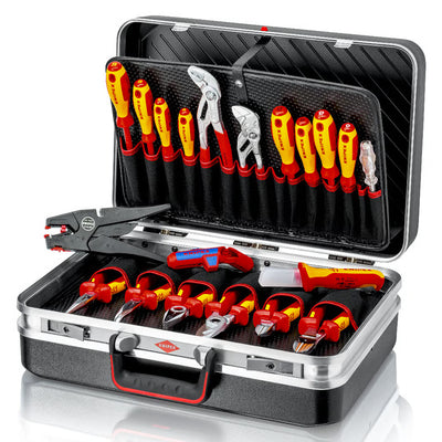 Bộ dụng cụ chuyên dùng cho thi công, bảo trì thiết bị điện 20 chi tiết KNIPEX 00 21 20