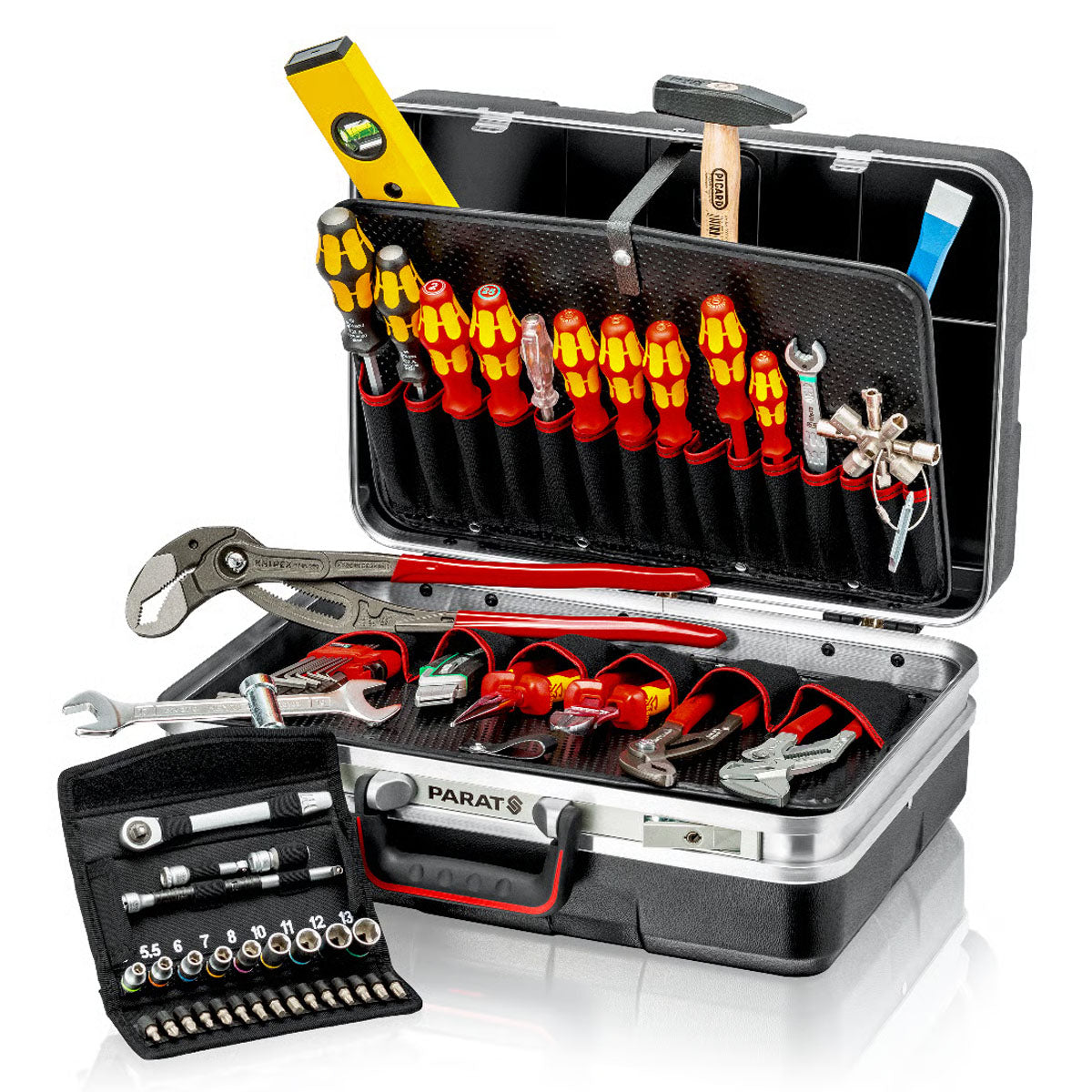 Bộ dụng cụ chuyên dùng cho thợ thi công đường ống nước 52 chi tiết Vision27 KNIPEX 00 21 21 HK S