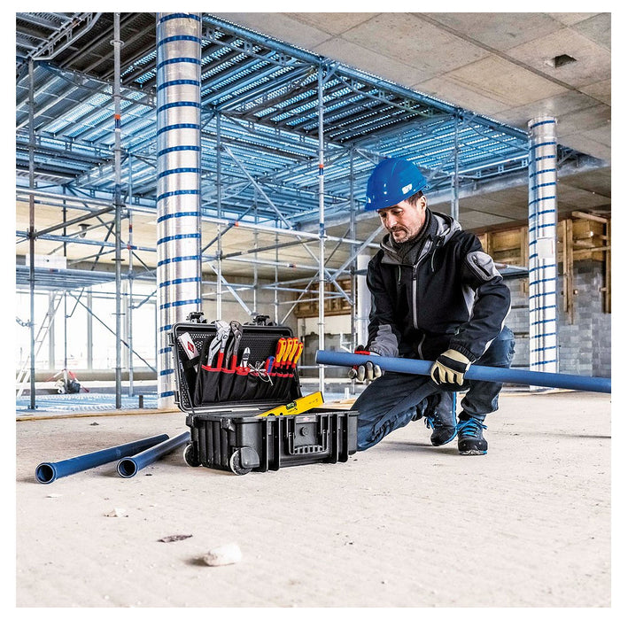 Thùng đựng dụng cụ, có tay nắm kéo Robust26 Move KNIPEX 00 21 33 LE dung tích 26.4 Lít, 80 ngăn