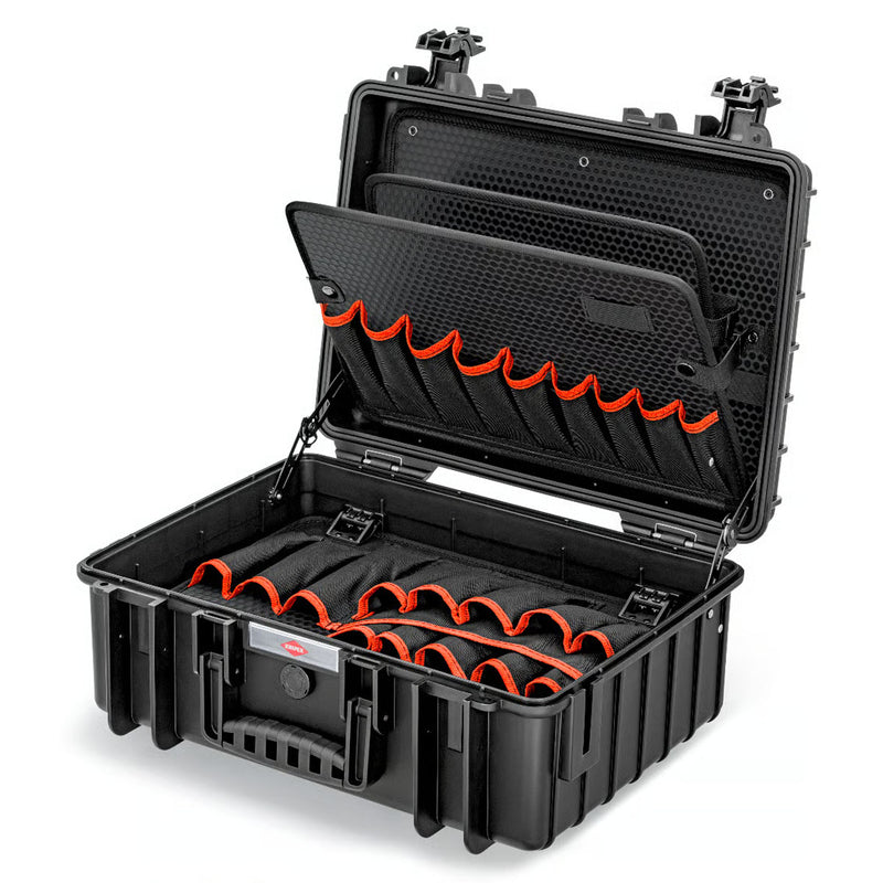 Thùng đựng dụng cụ Robust23 KNIPEX 00 21 35 LE dung tích 23 Lít, 49 ngăn