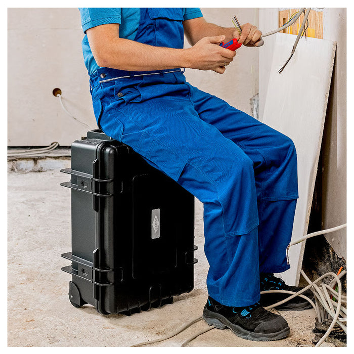 Thùng đựng dụng cụ, có tay nắm kéo Robust45 Move KNIPEX 00 21 37 LE dung tích 45 Lít, 147 ngăn