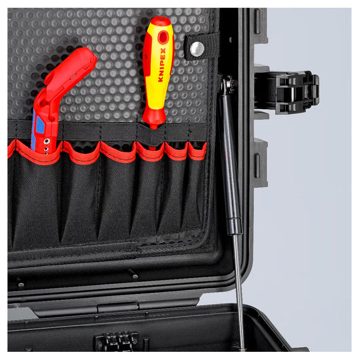 Thùng đựng dụng cụ, có tay nắm kéo Robust45 Move KNIPEX 00 21 37 LE dung tích 45 Lít, 147 ngăn