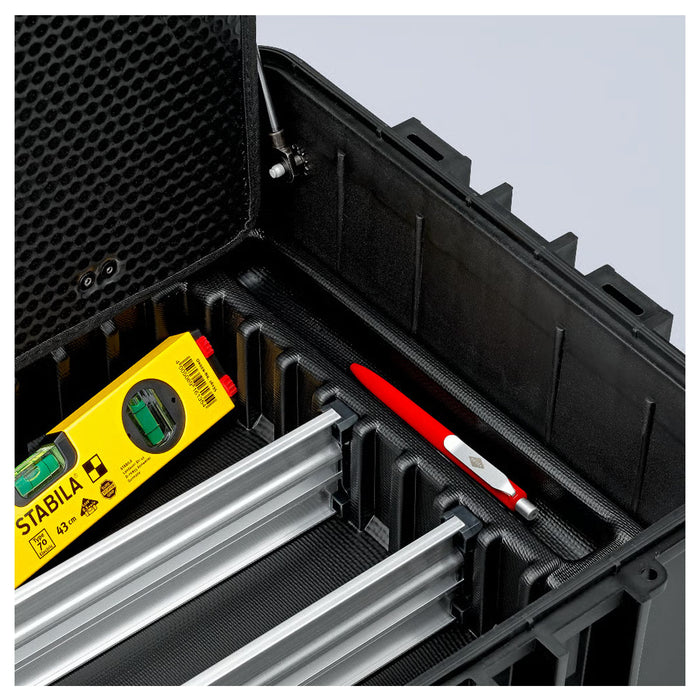 Thùng đựng dụng cụ, có tay nắm kéo Robust45 Move KNIPEX 00 21 37 LE dung tích 45 Lít, 147 ngăn