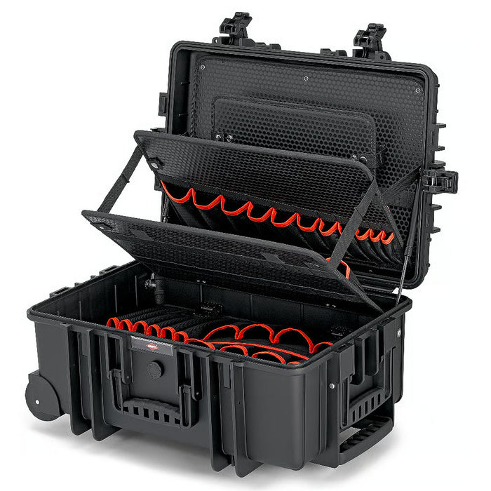 Thùng đựng dụng cụ, có tay nắm kéo Robust45 Move KNIPEX 00 21 37 LE dung tích 45 Lít, 147 ngăn