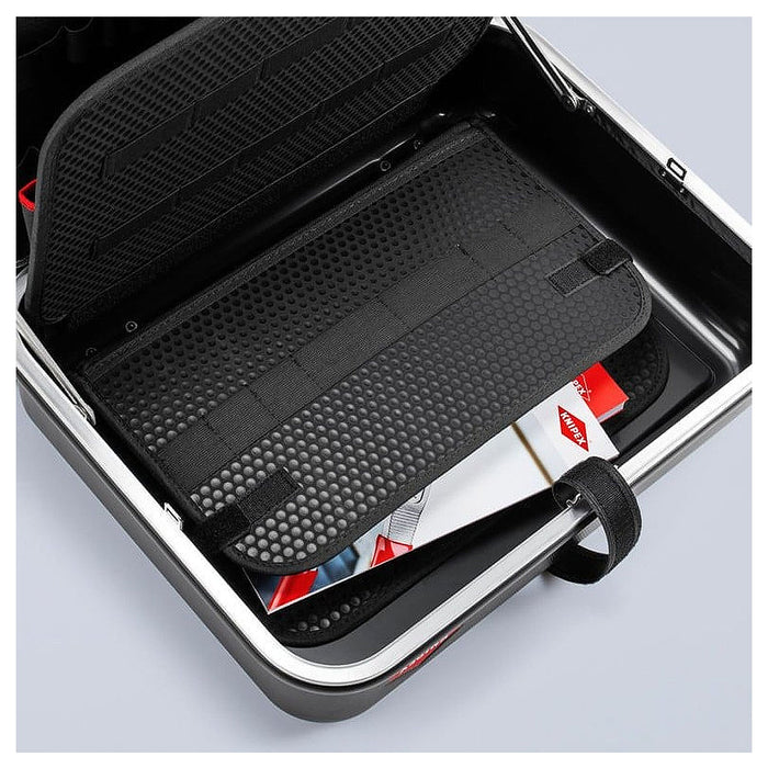 Vali chứa dụng cụ cở lớn, có tay nắm kéo BIG Twin Move KNIPEX 00 21 41 LE chất liệu nhựa ABS, khung viền nhôm