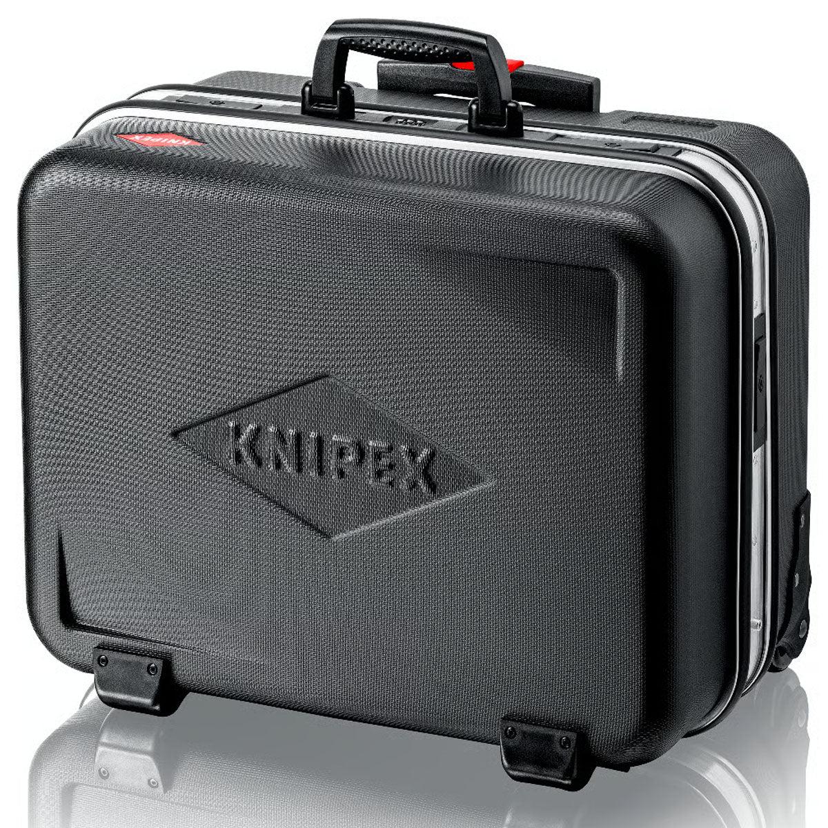 Vali chứa dụng cụ cở lớn, có tay nắm kéo BIG Twin Move KNIPEX 00 21 41 LE chất liệu nhựa ABS, khung viền nhôm