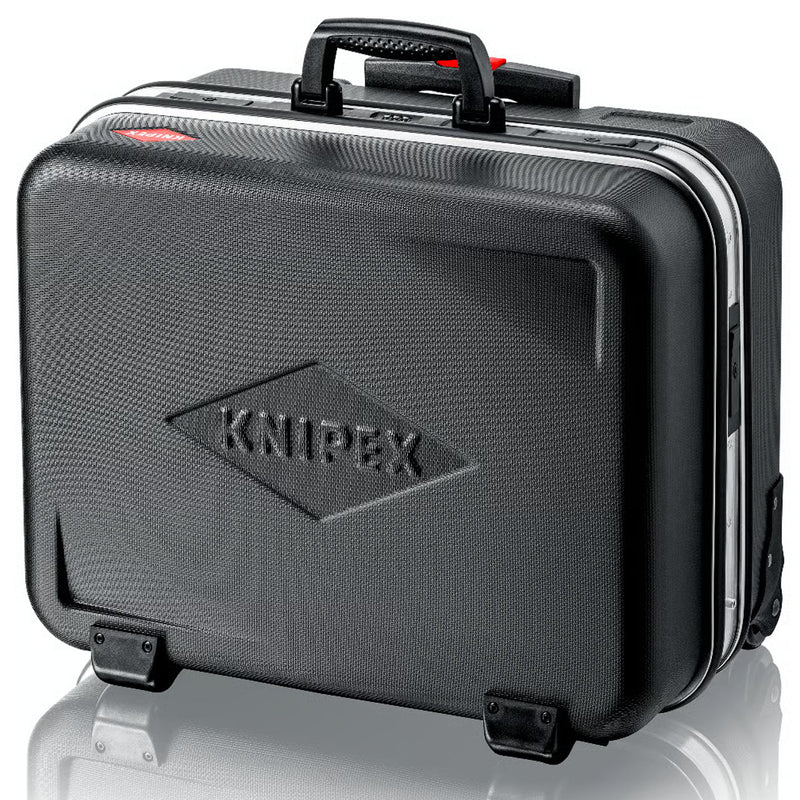 Vali chứa dụng cụ cở lớn, có tay nắm kéo BIG Twin Move KNIPEX 00 21 41 LE chất liệu nhựa ABS, khung viền nhôm