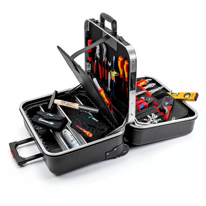 Bộ dụng cụ chuyên dùng cho thi công, bảo trì thiết bị điện 63 chi tiết KNIPEX 00 21 41