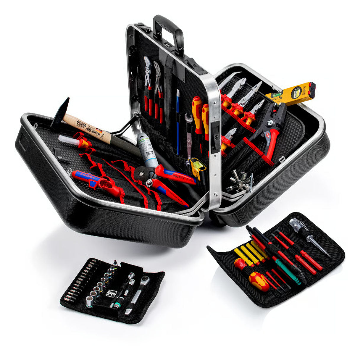 Bộ dụng cụ chuyên dùng cho thi công, bảo trì thiết bị điện 63 chi tiết KNIPEX 00 21 42