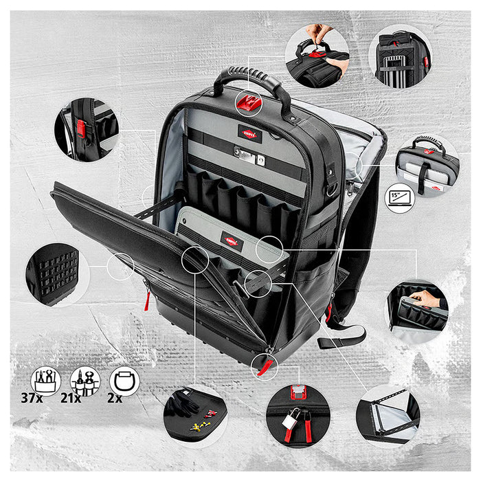 Bộ dụng cụ chuyên dùng cho thi công, bảo trì thiết bị điện 23 chi tiết KNIPEX 00 21 50 E