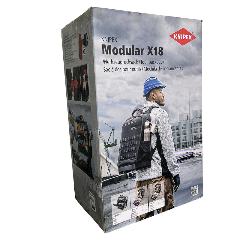 Ba lô đựng dụng cụ Modular X18 KNIPEX 00 21 50 LE dung tích 18 Lít