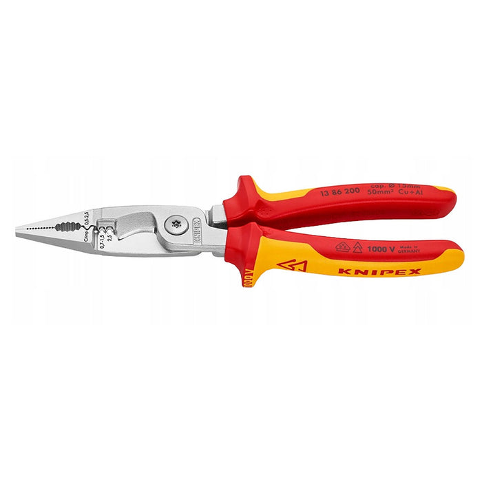 Bộ kìm cắt đa năng và dụng cụ tuốt dây điện 3 chi tiết KNIPEX 00 31 30 BK V01 cách điện 1000V