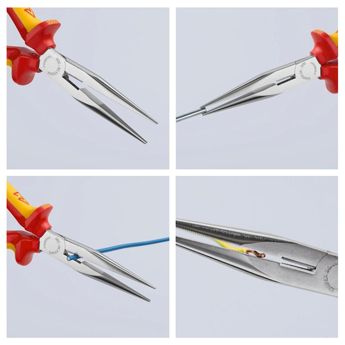 Bộ kìm cắt và tuốt dây 3 chi tiết KNIPEX 00 31 30 BK V03 cách điện 1000V