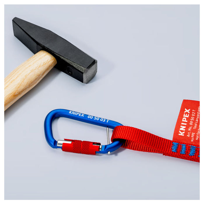 Vĩ 2 móc treo dây KNIPEX 00 50 03 T BK chất liệu nhôm chịu lực, chiều dài 82mm