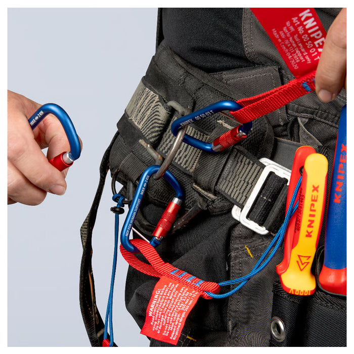 Vĩ 2 móc treo dây KNIPEX 00 50 03 T BK chất liệu nhôm chịu lực, chiều dài 82mm