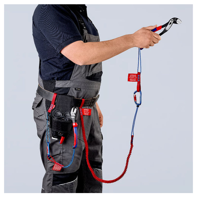 Vĩ 2 móc treo dây KNIPEX 00 50 03 T BK chất liệu nhôm chịu lực, chiều dài 82mm
