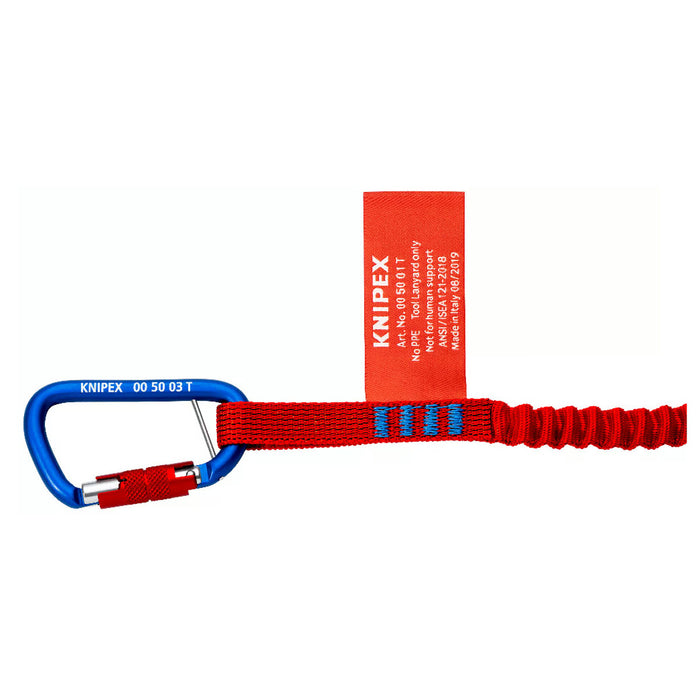 Vĩ 2 móc treo dây KNIPEX 00 50 03 T BK chất liệu nhôm chịu lực, chiều dài 82mm