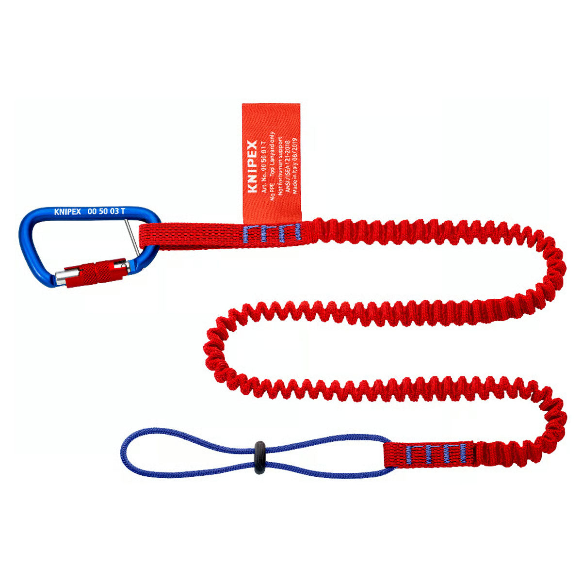 Dây treo dụng cụ KNIPEX 00 50 05 T BK chiều dài 900mm, chịu tải 1.5kg