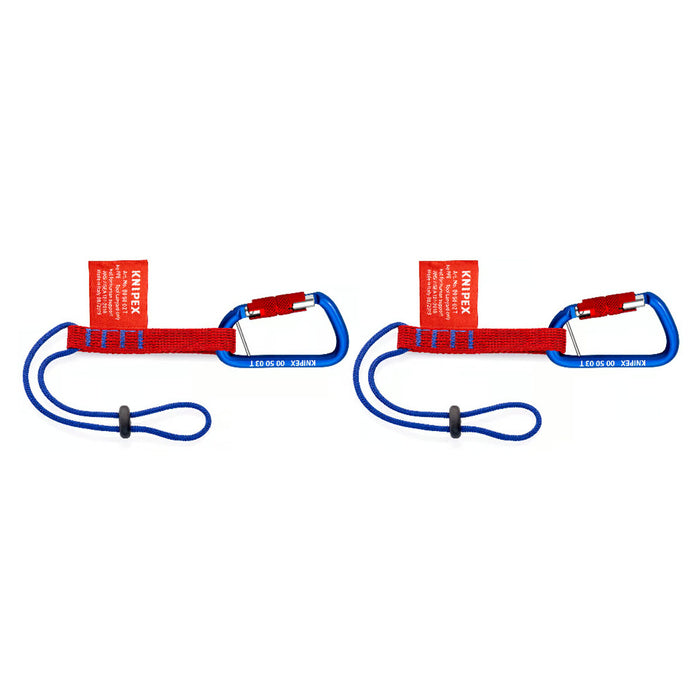 Bộ 2 dây treo dụng cụ KNIPEX 00 50 06 T BK chiều dài 340mm, chịu tải 1.5kg