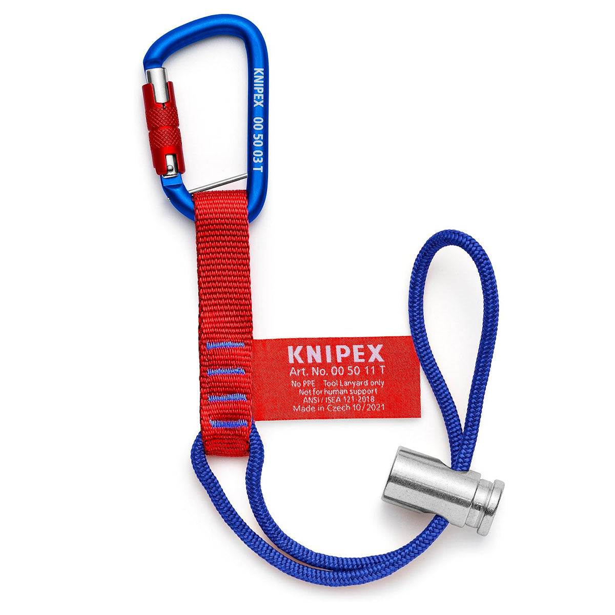 Dây treo dụng cụ KNIPEX 00 50 13 T BK chiều dài 480mm, chịu tải 6kg