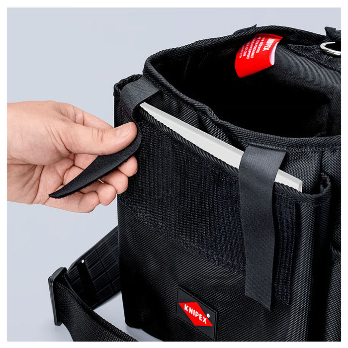 Túi chứa dụng cụ, chuyên dùng cho làm việc trên cao KNIPEX chiều cao túi từ 300mm - 470mm, chất liệu vải Polyester 1680D