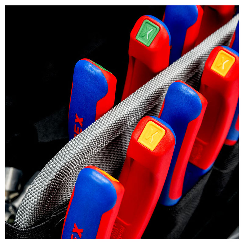 Hộp 10 miếng ColorCode Clips ( màu đơn ) KNIPEX dùng cho dụng cụ có KNIPEXtend