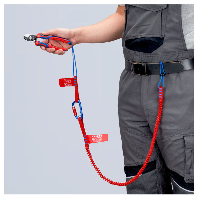 Hộp 10 miếng TetheredTool Clips KNIPEX 00 62 10 TR dùng cho dụng cụ có KNIPEXtend