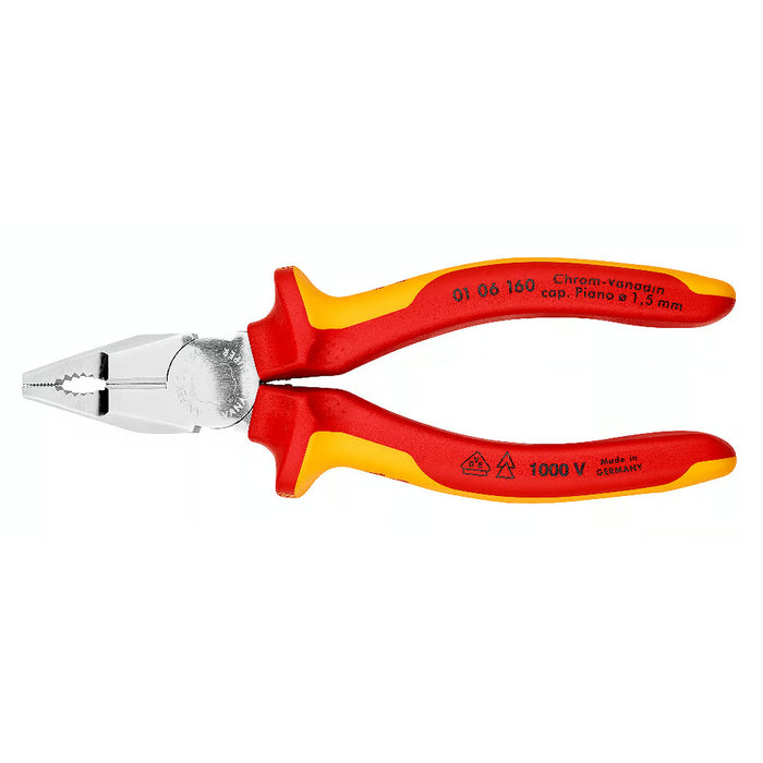 Kìm bằng KNIPEX cách điện 1000V chiều dài từ 160mm - 190mm, chất liệu thép Cr-V cao cấp