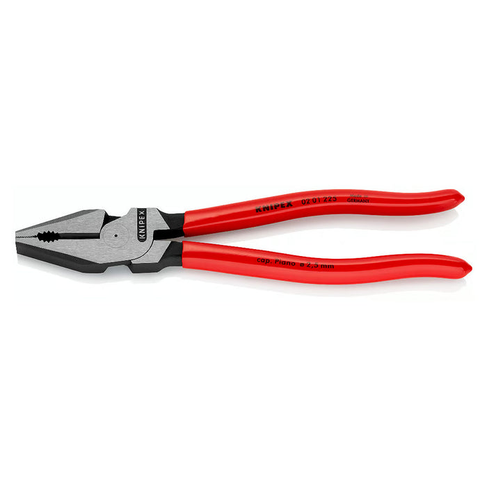 Kìm bằng trợ lực KNIPEX chiều dài từ 180mm - 225mm, mạ đen nhám tay cầm bọc nhựa bóng kháng dầu mở