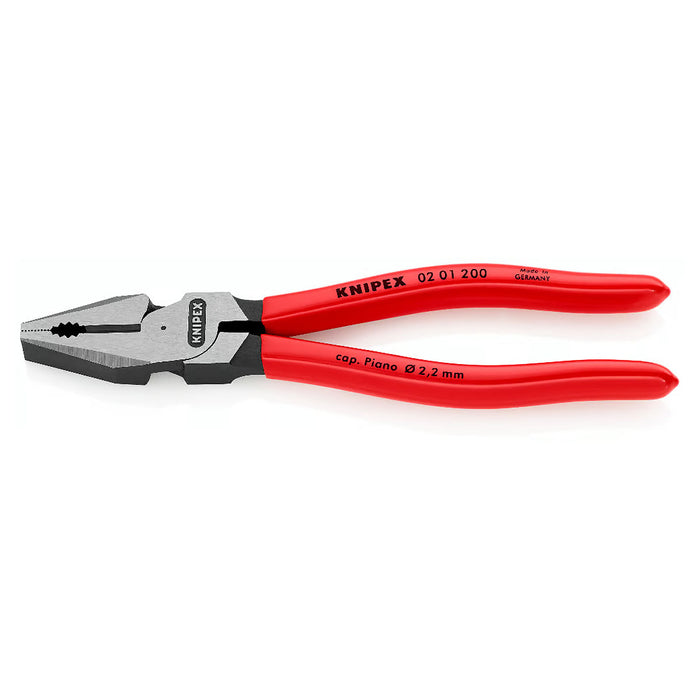 Kìm bằng trợ lực KNIPEX chiều dài từ 180mm - 225mm, mạ đen nhám tay cầm bọc nhựa bóng kháng dầu mở