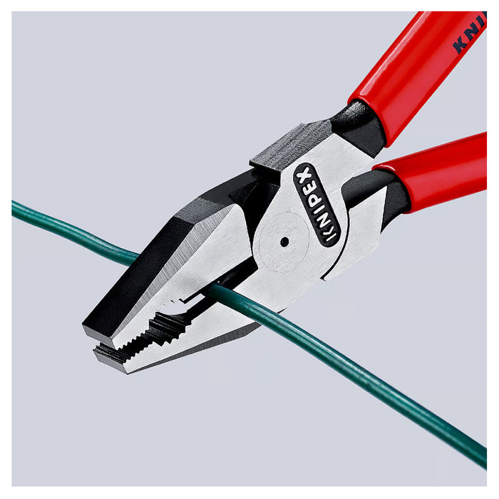 Kìm bằng trợ lực KNIPEX chiều dài từ 180mm - 225mm, mạ đen nhám tay cầm bọc nhựa bóng kháng dầu mở