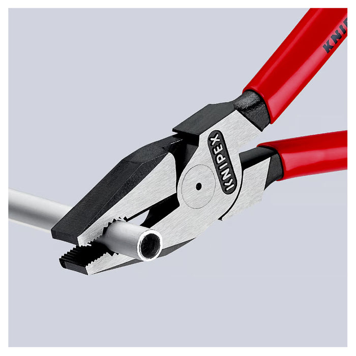 Kìm bằng trợ lực KNIPEX chiều dài từ 180mm - 225mm, mạ đen nhám tay cầm bọc nhựa bóng kháng dầu mở