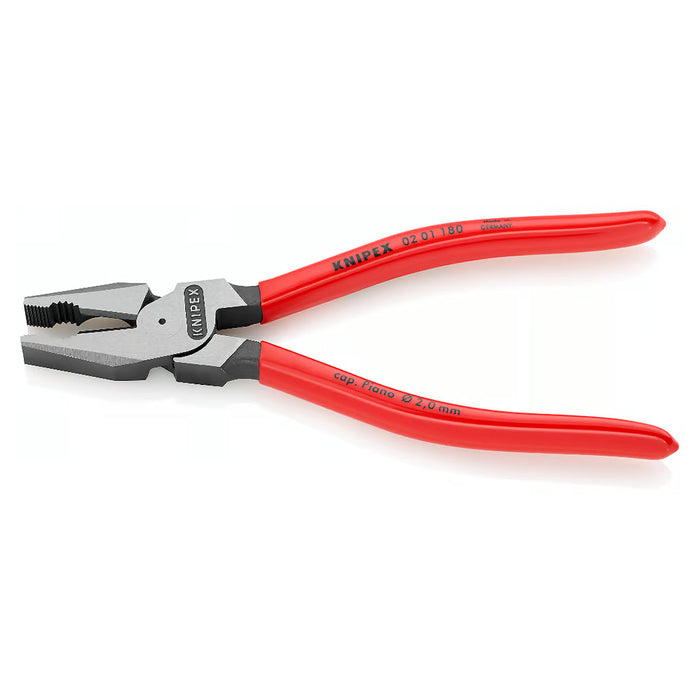 Kìm bằng trợ lực KNIPEX chiều dài từ 180mm - 225mm, mạ đen nhám tay cầm bọc nhựa bóng kháng dầu mở