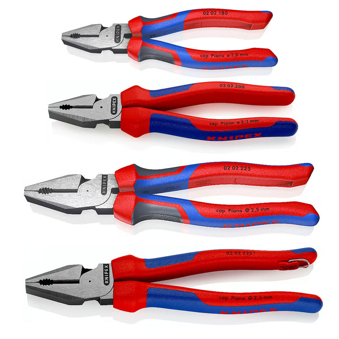 Kìm bằng trợ lực KNIPEX chiều dài từ 180mm - 225mm, mạ nhám đen