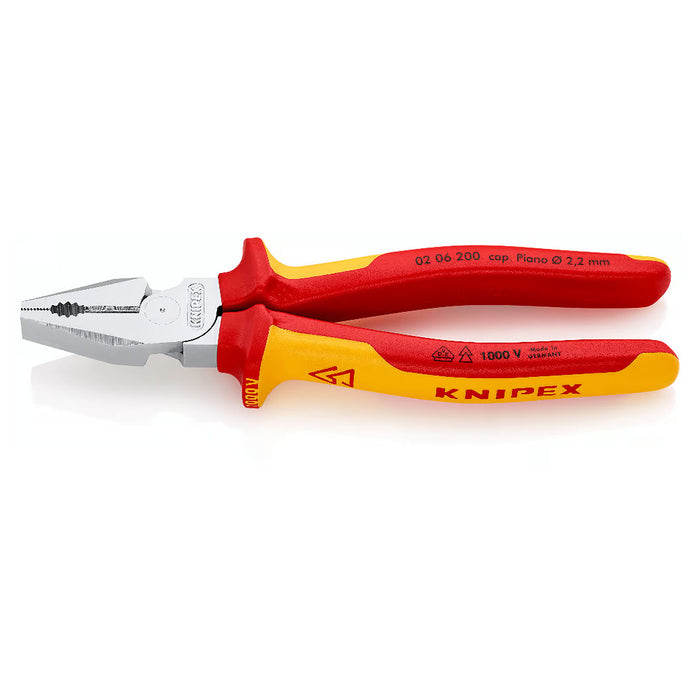 Kìm bằng trợ lực KNIPEX cách điện 1000V, chiều dài từ 180mm - 225mm, mạ chrome