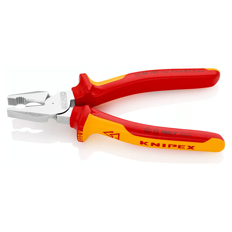 Kìm bằng trợ lực KNIPEX cách điện 1000V, chiều dài từ 180mm - 225mm, mạ chrome