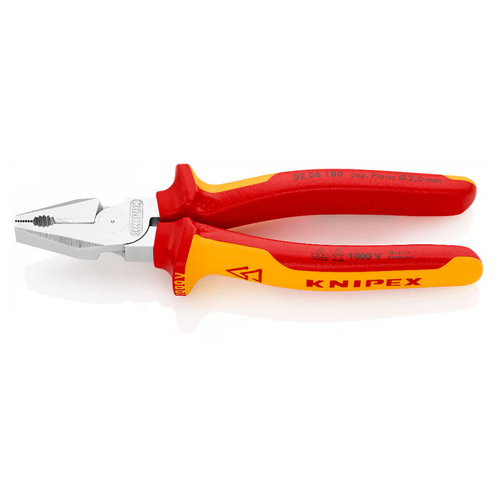 Kìm bằng trợ lực KNIPEX cách điện 1000V, chiều dài từ 180mm - 225mm, mạ chrome