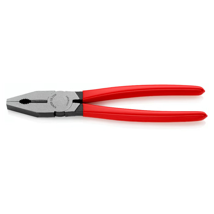 Kìm bằng KNIPEX chiều dài từ 140mm - 250mm, mạ đen nhám tay cầm bọc nhựa bóng kháng dầu mở