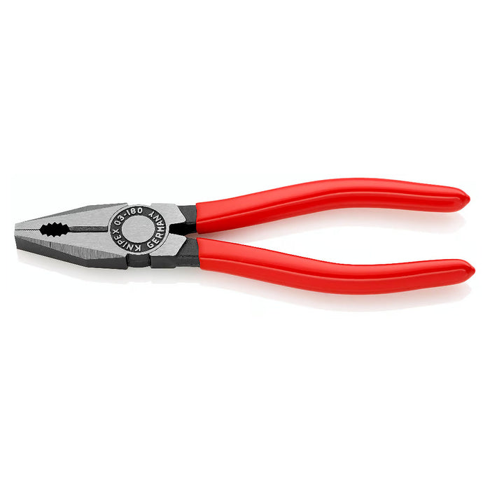 Kìm bằng KNIPEX chiều dài từ 140mm - 250mm, mạ đen nhám tay cầm bọc nhựa bóng kháng dầu mở