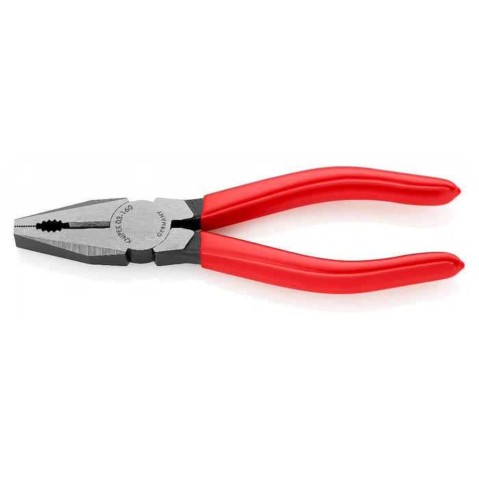 Kìm bằng KNIPEX chiều dài từ 140mm - 250mm, mạ đen nhám tay cầm bọc nhựa bóng kháng dầu mở