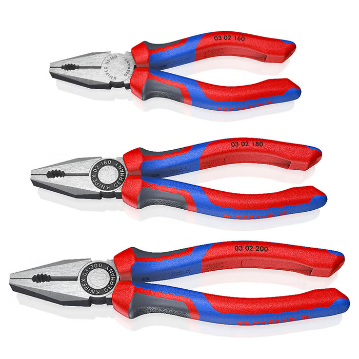 Kìm bằng KNIPEX chiều dài từ 160mm - 200mm, mạ đen nhám