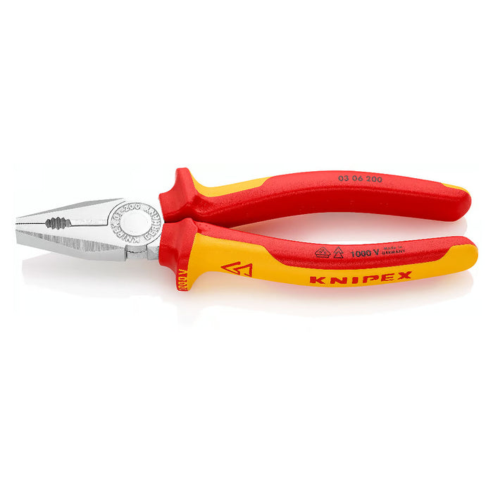 Kìm bằng KNIPEX cách điện 1000V, chiều dài từ 160mm - 200mm, mạ chrome