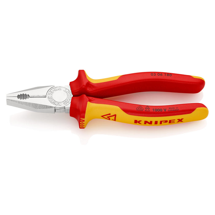 Kìm bằng KNIPEX cách điện 1000V, chiều dài từ 160mm - 200mm, mạ chrome