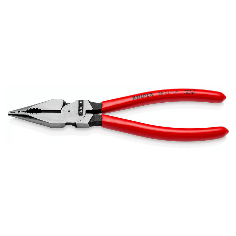 Kìm mũi nhọn đa năng KNIPEX chiều dài từ 145mm - 185mm, mạ nhám đen tay cầm bọc nhựa bóng kháng dầu mỡ