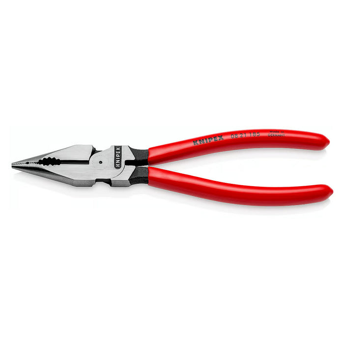 Kìm mũi nhọn đa năng KNIPEX chiều dài từ 145mm - 185mm, mạ nhám đen tay cầm bọc nhựa bóng kháng dầu mỡ